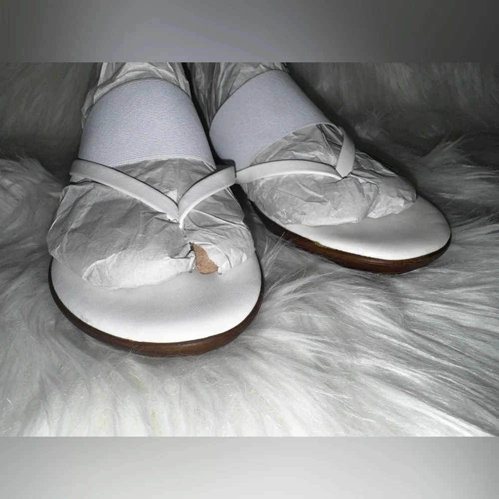 Italian shoemakers- size 8- white made in Italy- sandals - Picture 11 of 11